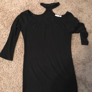Black Dress with Choker